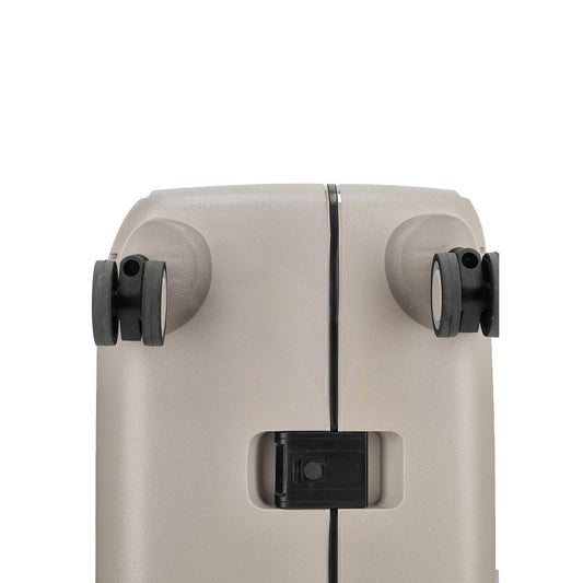 Chicago Hartschalenkoffer L 75cm 96Liter Polypropylen-Trolley TSA 4 Doppelrollen hellblau