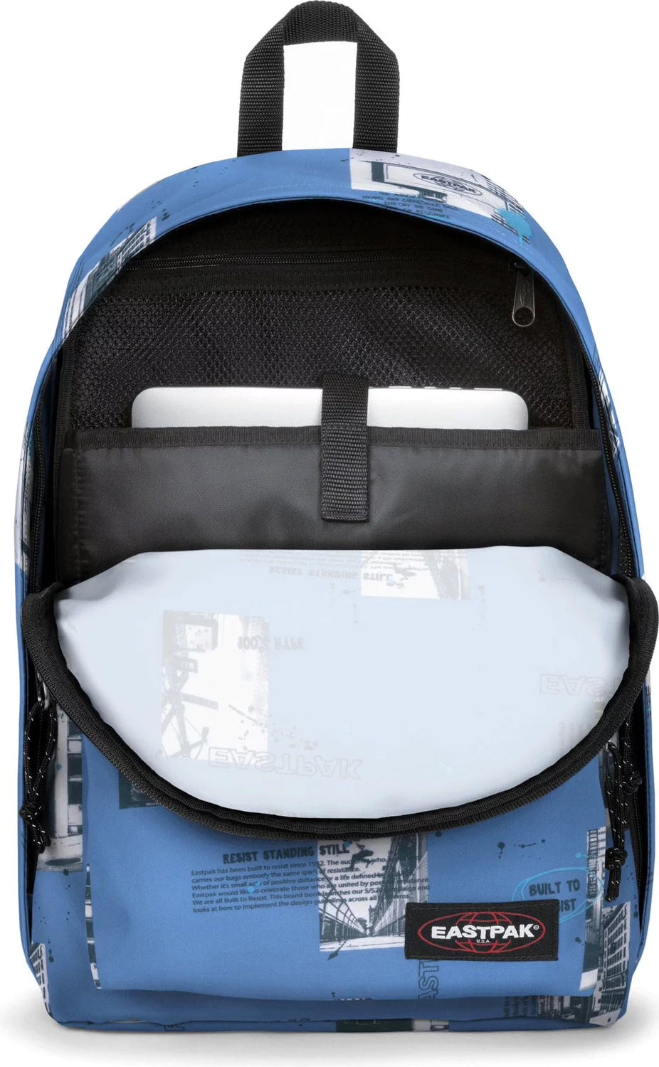 Out of Office Rucksack Tags Blue