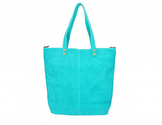 Maxi Shopper-Tasche Handtasche Alena 100% Leder Made in Italy