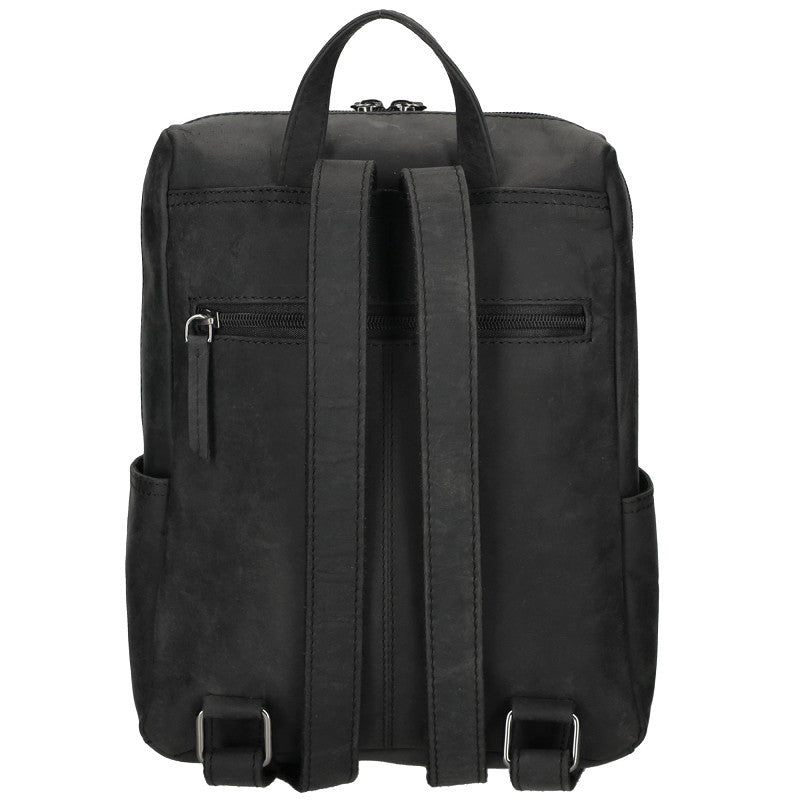 Enrico Benetti – Genua – Rucksack aus Leder – 30 × 23 × 9 cm