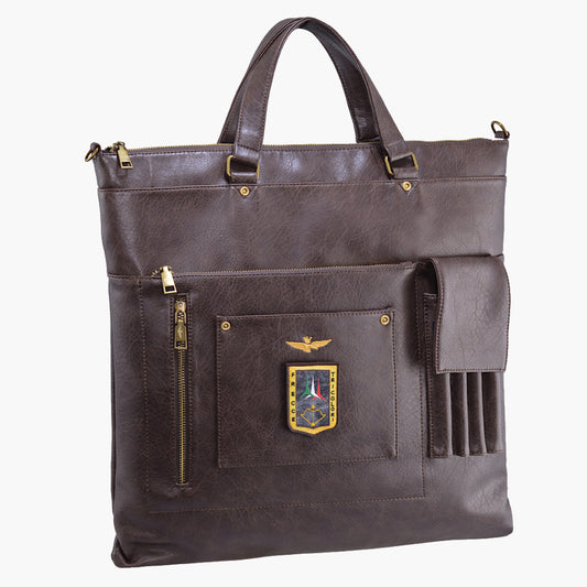 Aeronautica Militare Pilot Helm-Tasche Helmtasche Laptoptasche AM-310 Grün / Schwarz