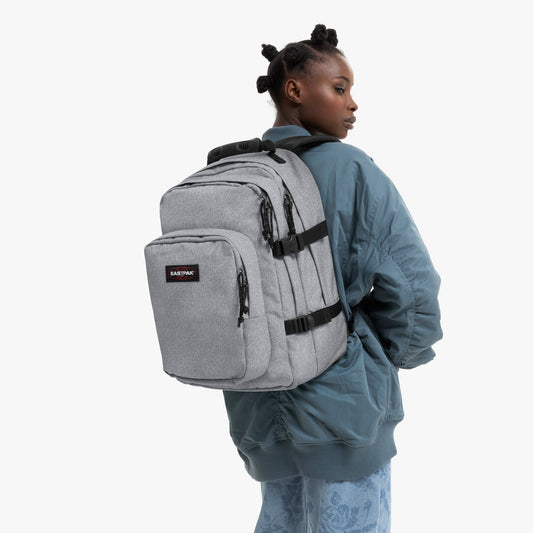 Eastpak Provider Rucksack – groß, 44×31×25 cm, ca. 33 L Volumen, mit Laptopfach sunday grey