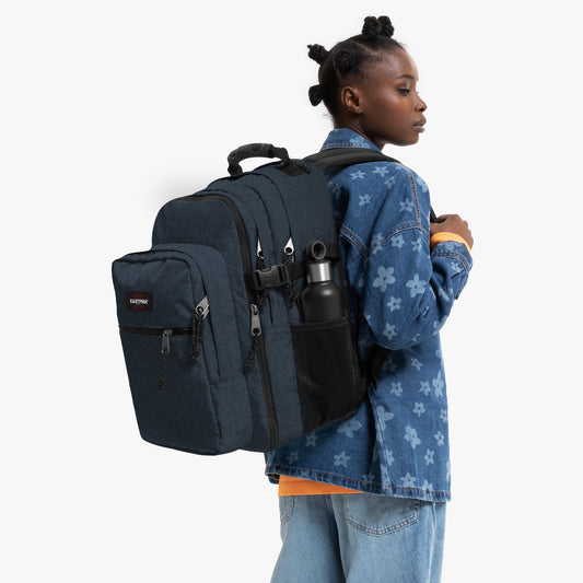 Eastpak Tutor Rucksack – groß, 48×32×26 cm, ca. 39 L Volumen, mit Laptopfach bis 15″ Triple Denim
