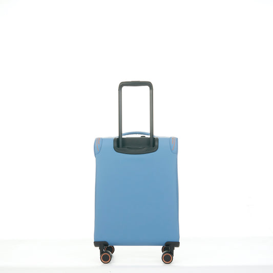 Verage Cambridge Spinner Gr. S Reisetrolley Handgepäck Koffer mit TSA-Zahlenschloss – Leichtes, wasserabweisendes Polyester - harbor blue - Schluga Koffer & Taschen GmbH
