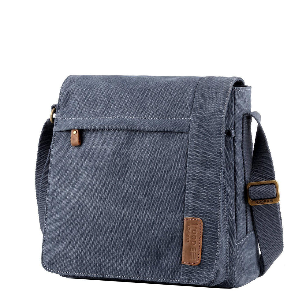 Classic Canvas Crossbody Bag blau