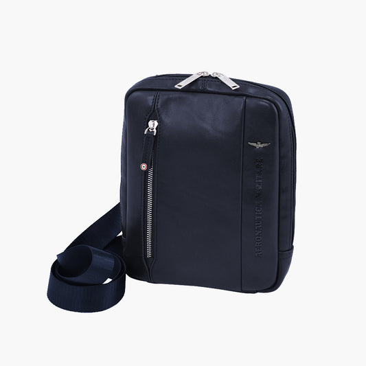 Aeronautica Militare – Thunder – Tablet Umhängetasche aus Leder – 30 × 40 × 11 cm