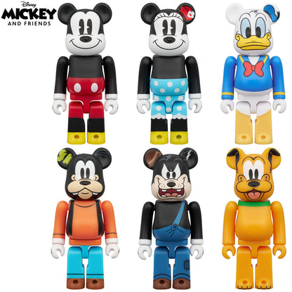 BE@RBRICK Chase Mickey Mouse & Friends Blindbox 100% Sammlerfigur