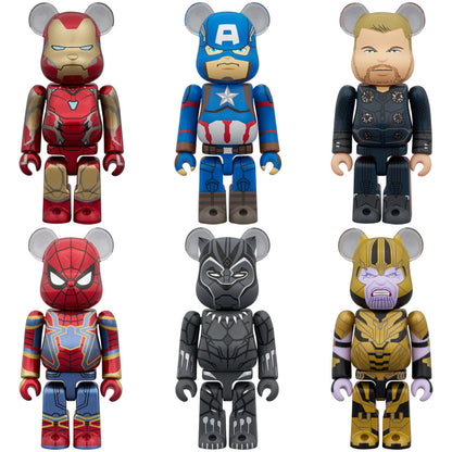BE@RBRICK Chase Marvel Infinity Saga Blindbox 100% Sammlerfigur
