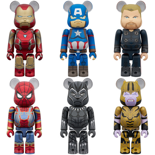 BE@RBRICK Chase Marvel Infinity Saga Blindbox 100% Sammlerfigur