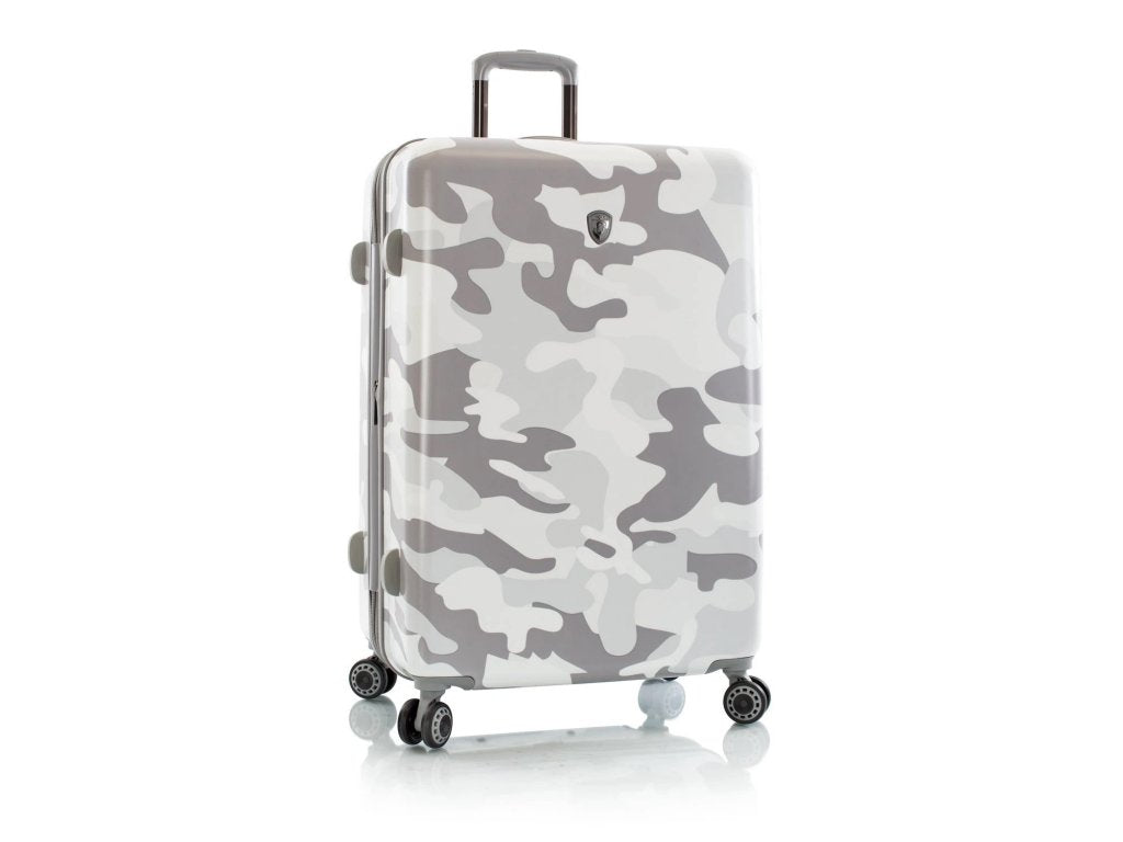 HEYS Hartschalenkoffer White Camo (76 cm) 4-Rollen-Trolley (L) mit TSA & 132L Volumen