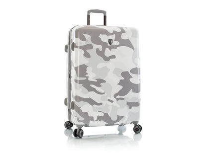HEYS Hartschalenkoffer White Camo (76 cm) 4-Rollen-Trolley (L) mit TSA & 132L Volumen