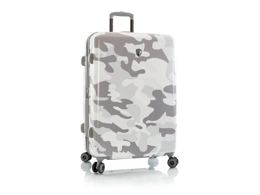 HEYS Hartschalenkoffer White Camo (76 cm) 4-Rollen-Trolley (L) mit TSA & 132L Volumen