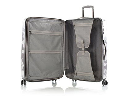 HEYS Hartschalenkoffer White Camo (76 cm) 4-Rollen-Trolley (L) mit TSA & 132L Volumen