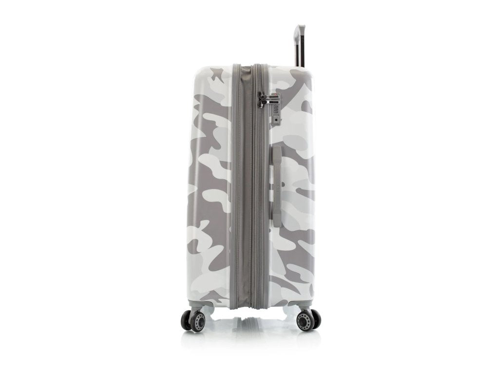 HEYS Hartschalenkoffer White Camo (76 cm) 4-Rollen-Trolley (L) mit TSA & 132L Volumen