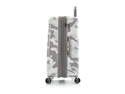 HEYS Hartschalenkoffer White Camo (76 cm) 4-Rollen-Trolley (L) mit TSA & 132L Volumen