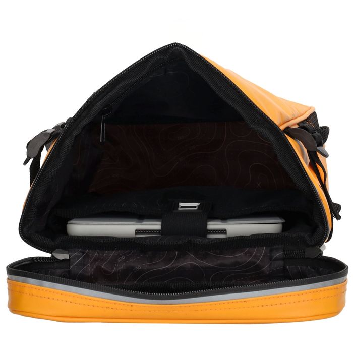 BEAGLES Underseater Rucksack Handgepäck für unter den Sitz Anti-Diebstahl 13,3 Zoll Laptopfach Wasserabweisend gelb