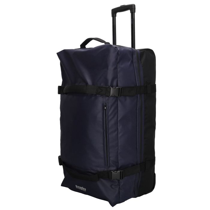 BEAGLES Travel Originals Duffle Reisetasche XXL 76 cm Blau 76 Liter Große Sporttasche mit Doppelhandgriffen blau