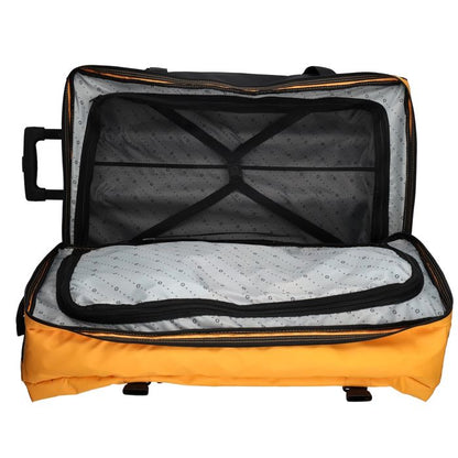 BEAGLES Travel Originals Duffle Reisetasche XXL 76 cm Blau 76 Liter Große Sporttasche mit Doppelhandgriffen gelb