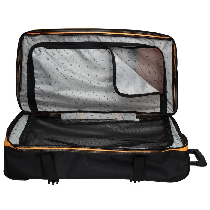 BEAGLES Travel Originals Duffle Reisetasche XXL 76 cm Blau 76 Liter Große Sporttasche mit Doppelhandgriffen gelb