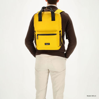 BEAGLES Original Backpack Gelb 15,6 Zoll Laptop Rucksack Wasserabweisend 15,5 Liter gelb