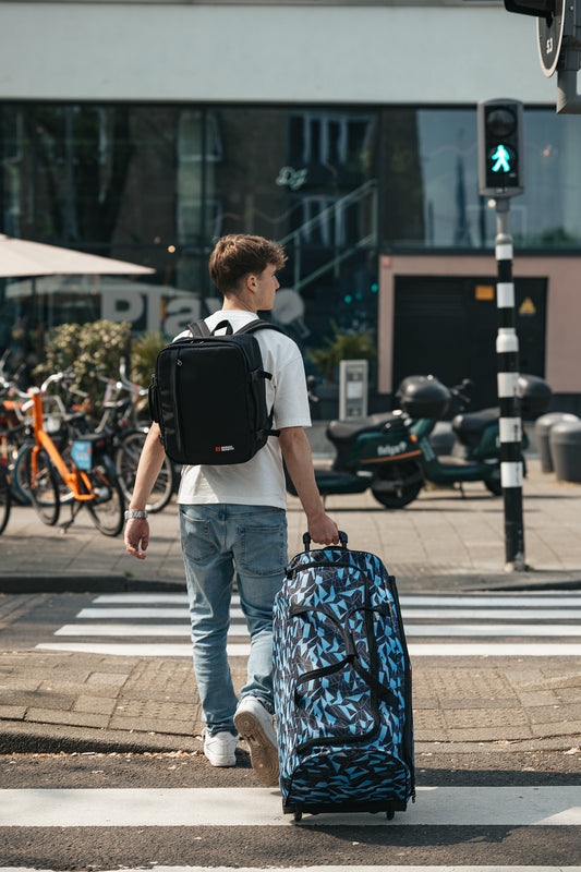 ENRICO BENETTI "Santa Cruz" Rollentasche 75 cm | Riesige XXL Reisetasche (135L) mit Rollen & arretierbarem Griff aqua