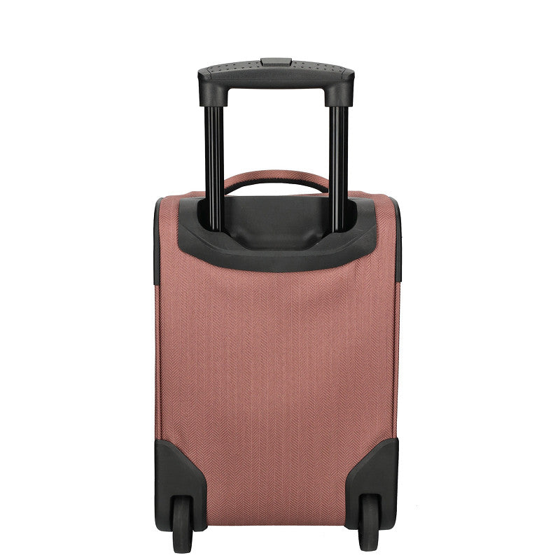 Enrico Benetti – Oakville Underseater Trolley S – ultraleichter kompakter Handgepäck-Trolley 25 L – als Kabinengepäck unter dem Sitz geeignet – 2-Rollen Reise-Trolley für Flugreisen, Kurztrips & Businessreisen -rosè