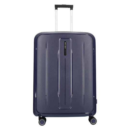 Chicago Hartschalenkoffer L 75cm 96Liter Polypropylen-Trolley TSA 4 Doppelrollen navy