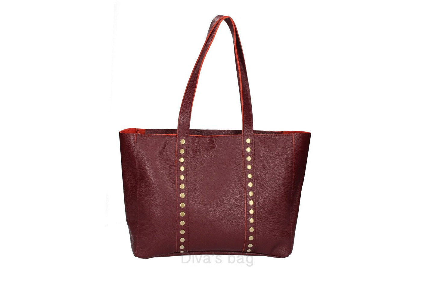 Stylische Handtasche Shopper Ilaria Made in Italy 100% Leder