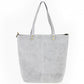 Maxi Shopper-Tasche Handtasche Alena 100% Leder Made in Italy