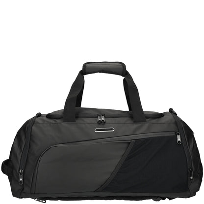 ENRICO BENETTI "Northern" Hybrid-Rucksack 55 cm | Wasserabweisende Reisetasche (Handgepäck) mit Laptopfach schwarz