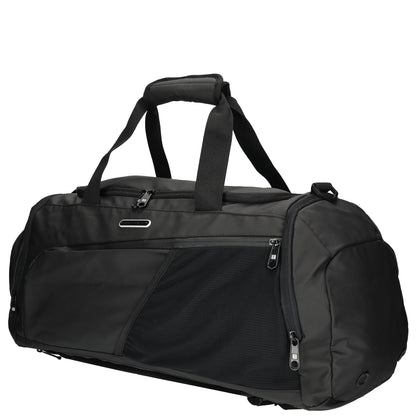 ENRICO BENETTI "Northern" Hybrid-Rucksack 55 cm | Wasserabweisende Reisetasche (Handgepäck) mit Laptopfach schwarz
