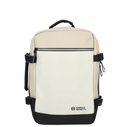 Enrico Benetti Bergen Underseater Rucksack Handgepäck 40x25x20 cm wasserabweisend schwarz