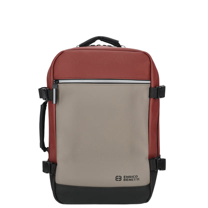 Enrico Benetti Bergen Underseater Rucksack Handgepäck 40x25x20 cm wasserabweisend schwarz