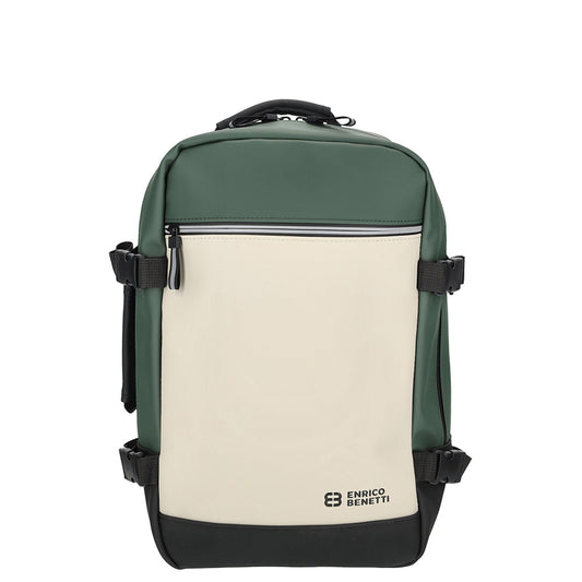 Enrico Benetti Bergen Underseater Rucksack Handgepäck 40x25x20 cm wasserabweisend schwarz