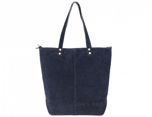 Maxi Shopper-Tasche Handtasche Alena 100% Leder Made in Italy