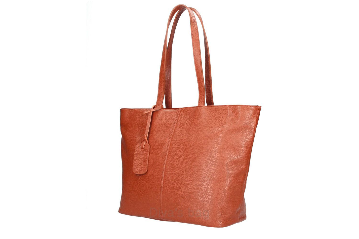 Klassischer Shopper Vittoria Handtasche Echtleder XL aus Italien