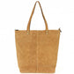 Maxi Shopper-Tasche Handtasche Alena 100% Leder Made in Italy