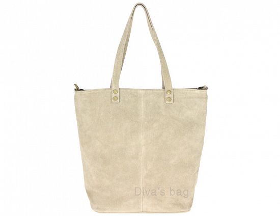 Maxi Shopper-Tasche Handtasche Alena 100% Leder Made in Italy