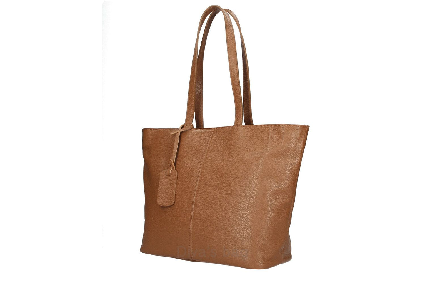 Klassischer Shopper Vittoria Handtasche Echtleder XL aus Italien