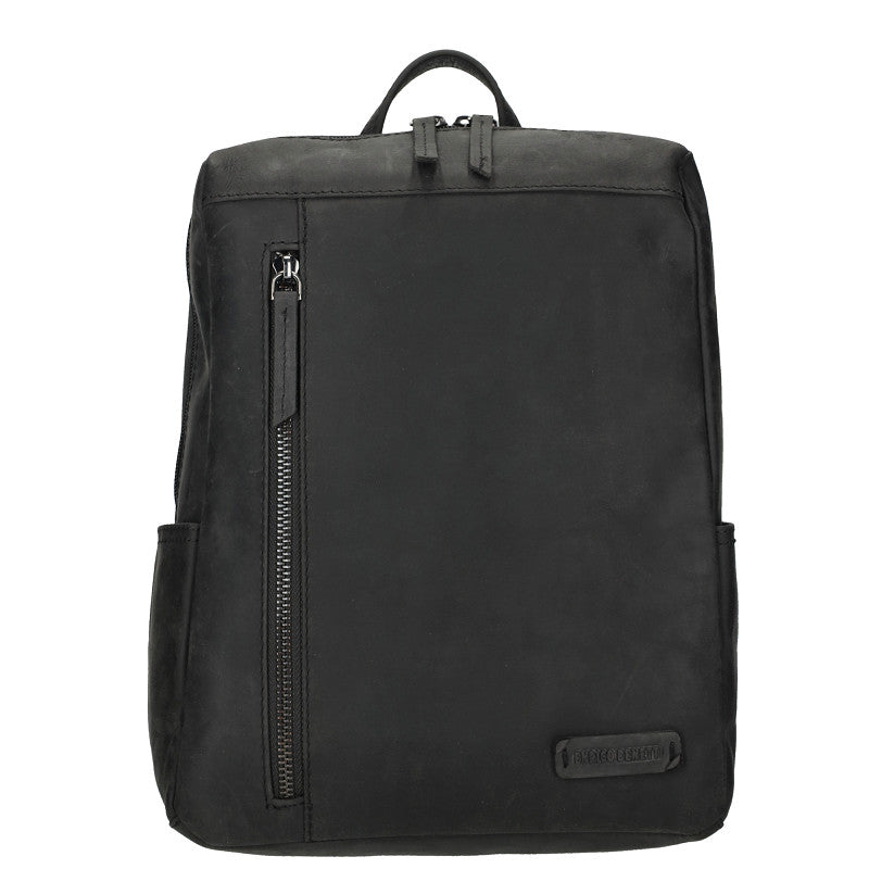 Enrico Benetti – Genua – Rucksack aus Leder – 30 × 23 × 9 cm