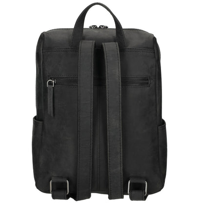 Enrico Benetti – Genua – Rucksack aus Leder – 30 × 23 × 9 cm