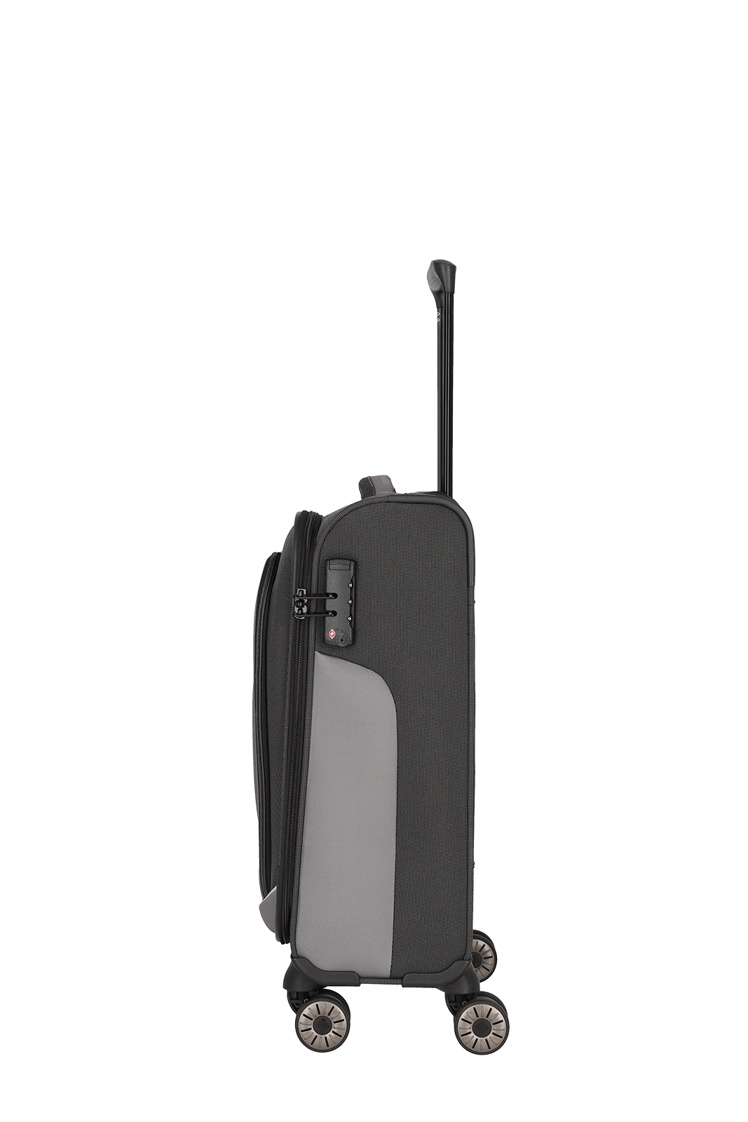 VIIA Reisetrolley Size S 55cm Weichgepäck Kabine schwarz