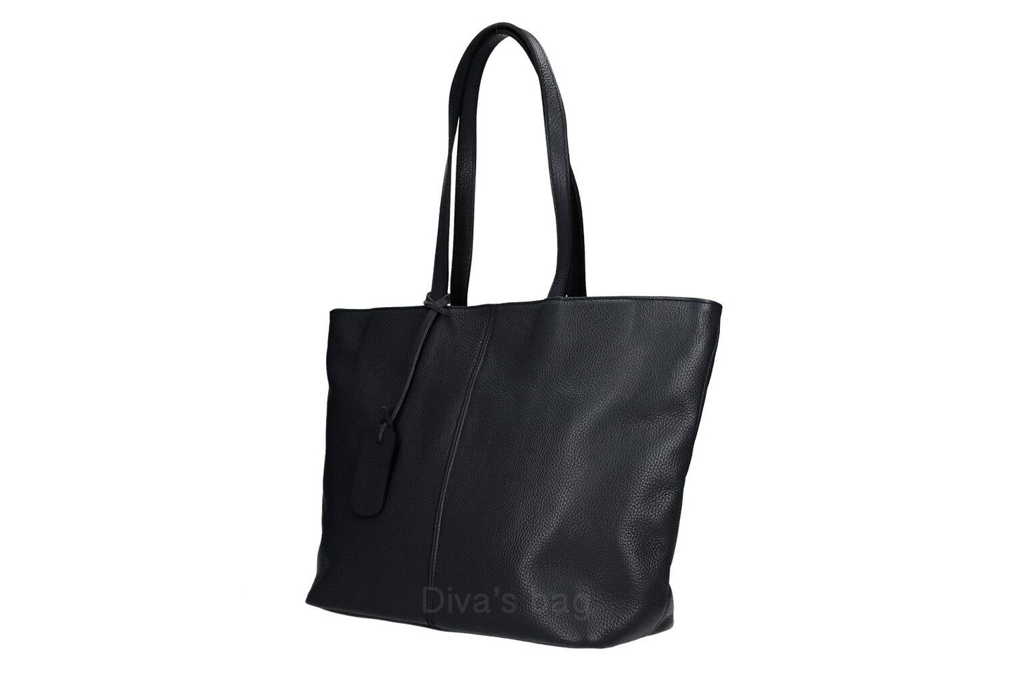 Klassischer Shopper Vittoria Handtasche Echtleder XL aus Italien