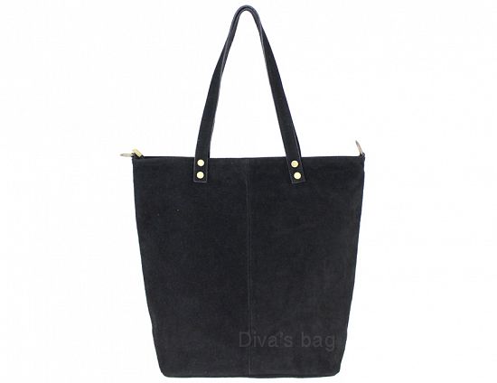 Maxi Shopper-Tasche Handtasche Alena 100% Leder Made in Italy