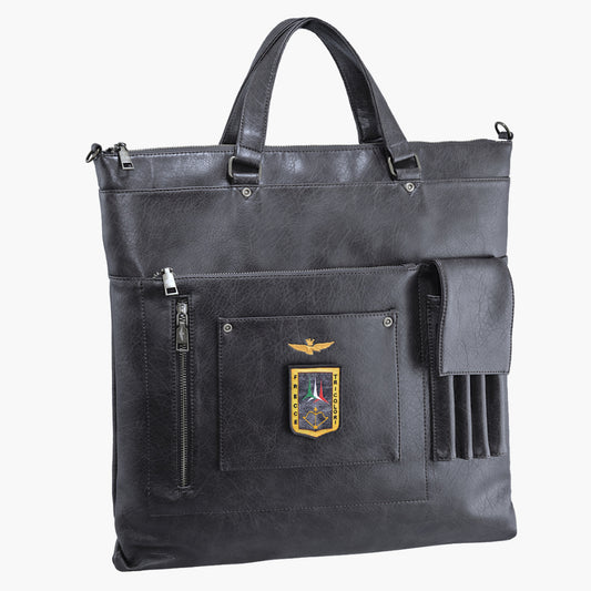 Aeronautica Militare Pilot Helm-Tasche Helmtasche Laptoptasche AM-310 Grün / Schwarz