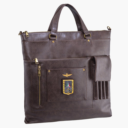 Aeronautica Militare Pilot Helm-Tasche Helmtasche Laptoptasche AM-310 Grün / Schwarz