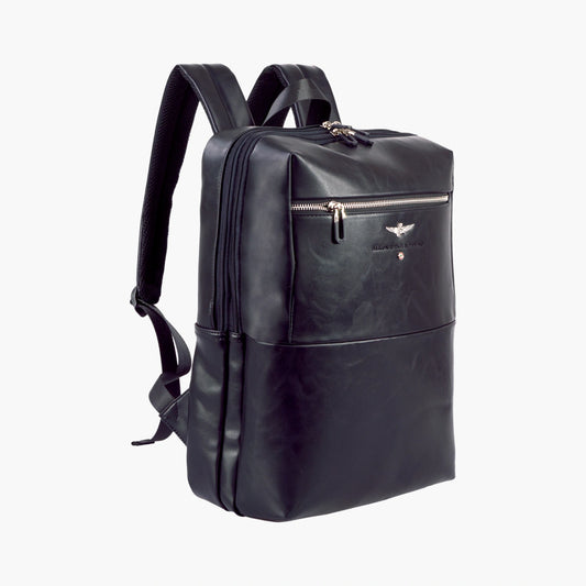 Aeronautica Militare Performance Herren-Laptop-Rucksack mit USB-Anschluss