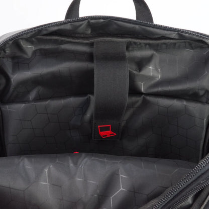 Aeronautica Militare Performance Herren-Laptop-Rucksack mit USB-Anschluss