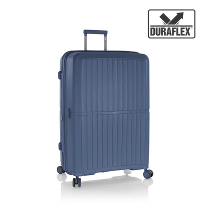 Heys Airlite 30″ Hartschalen-Trolley – 100 % Duraflex™, ca. 125 L Volumen, erweiterbar, 76 × 50 × 30,6 cm, 4 Rollen, blau