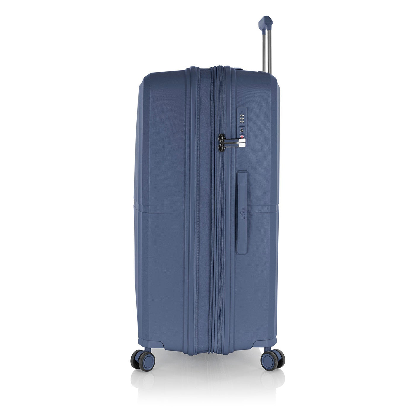Heys Airlite 30″ Hartschalen-Trolley – 100 % Duraflex™, ca. 125 L Volumen, erweiterbar, 76 × 50 × 30,6 cm, 4 Rollen, blau